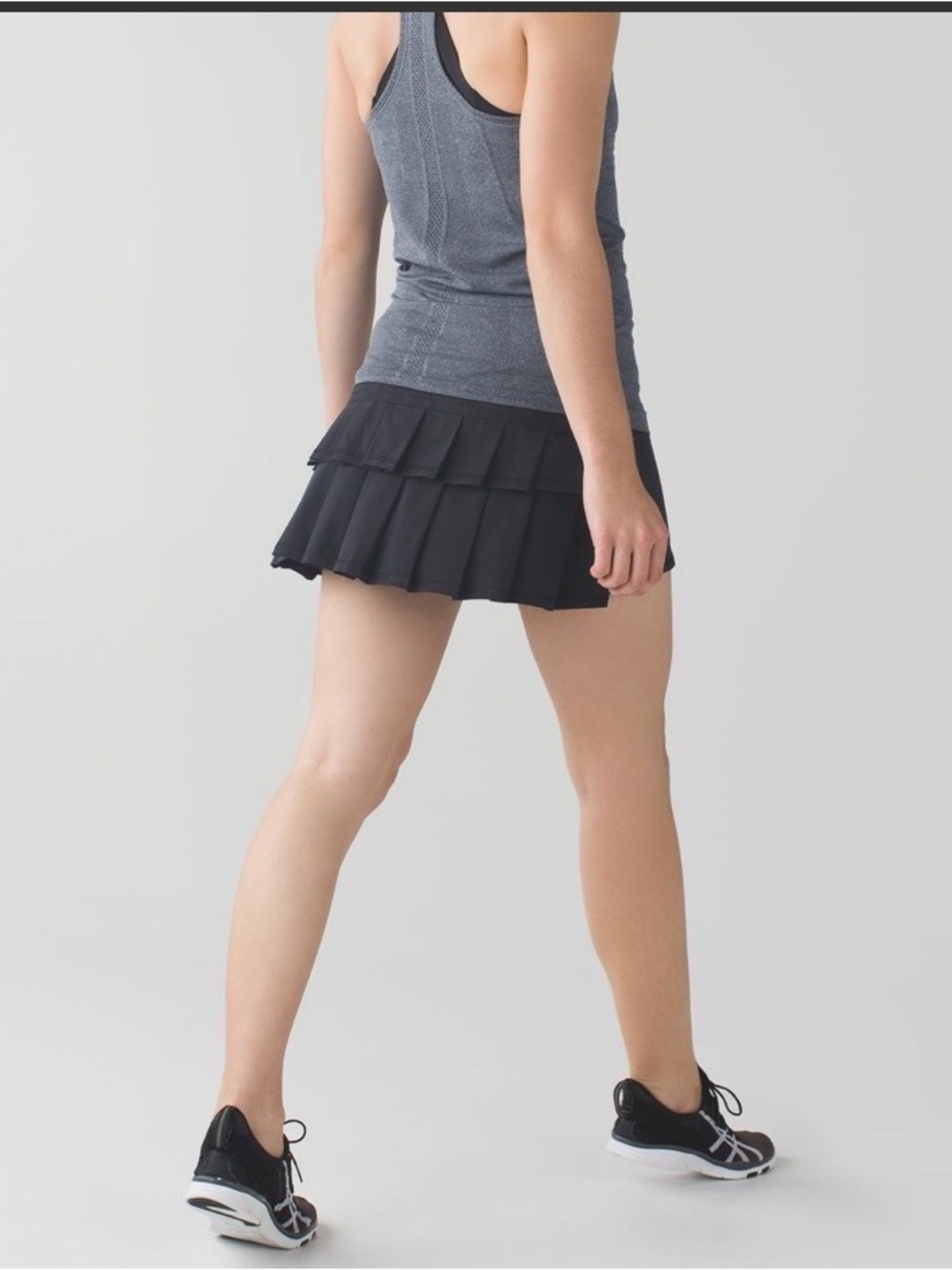 Lululemon Athletica Run: Pace Setter Skirt Black - Picture 4 of 7